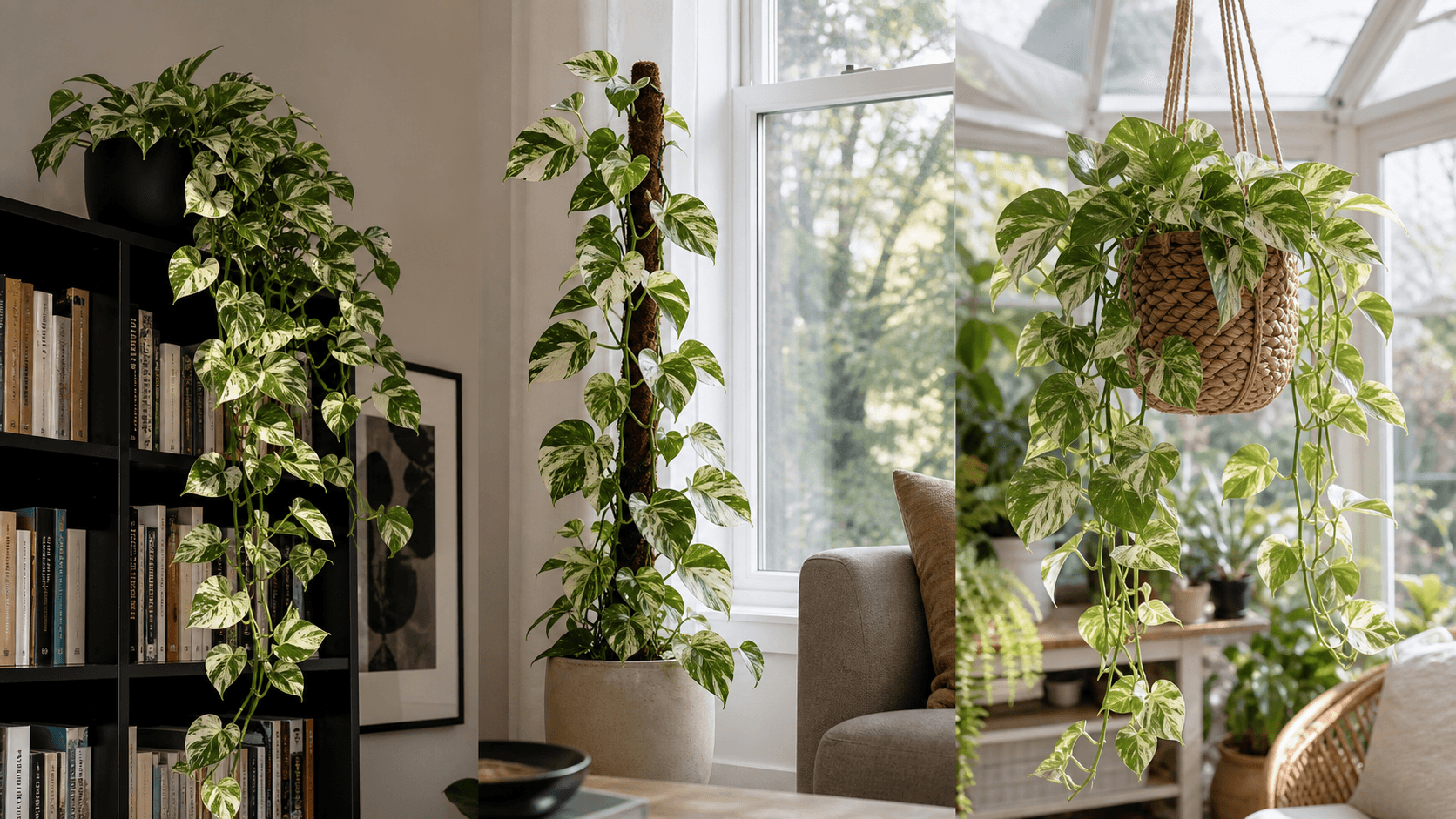 Albo Pothos (Botanical identity unavailable)