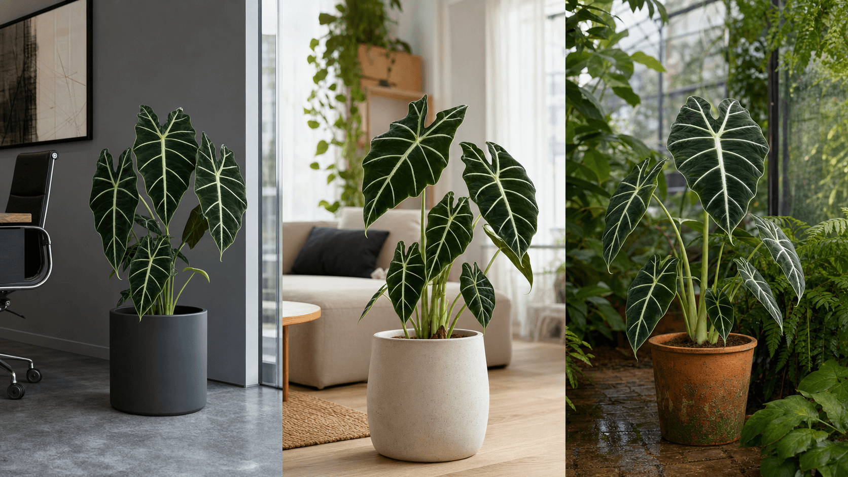 Alocasia Frydek (Alocasia micholitziana ‘Frydek’)